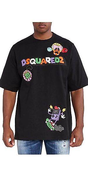 Dsquared2 Print-Shirt Dsquared2 Skater T-Shirt Schwarz Herren günstig online kaufen