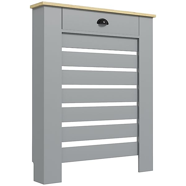 HOMCOM Heizkörperverkleidung in modernem Lamellendesign, Gitterabdeckung mi günstig online kaufen