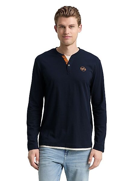 TOM TAILOR Langarmshirt mit Logo Print günstig online kaufen