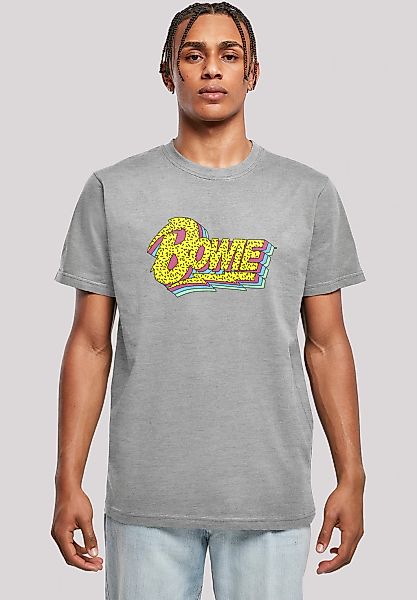 F4NT4STIC T-Shirt "David Bowie Moonlight 90s Logo", Print günstig online kaufen