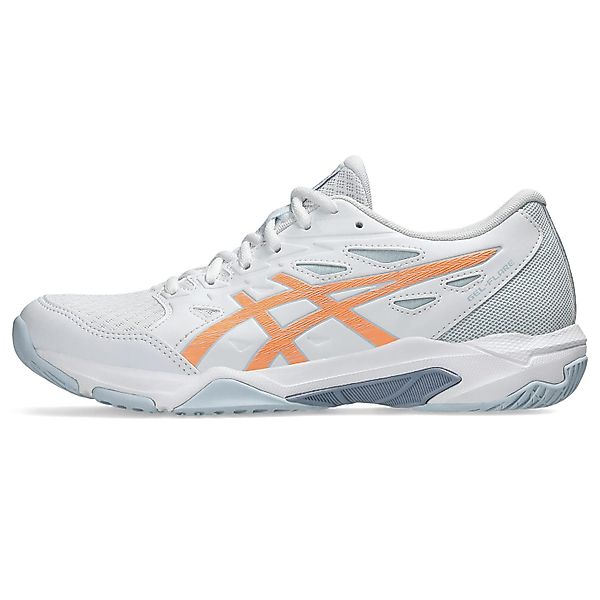 Asics GEL-FLARE WHITE/BRIGHT SUNSTONE Hallenschuh günstig online kaufen