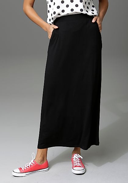 Aniston CASUAL Maxirock, im Marine Look günstig online kaufen