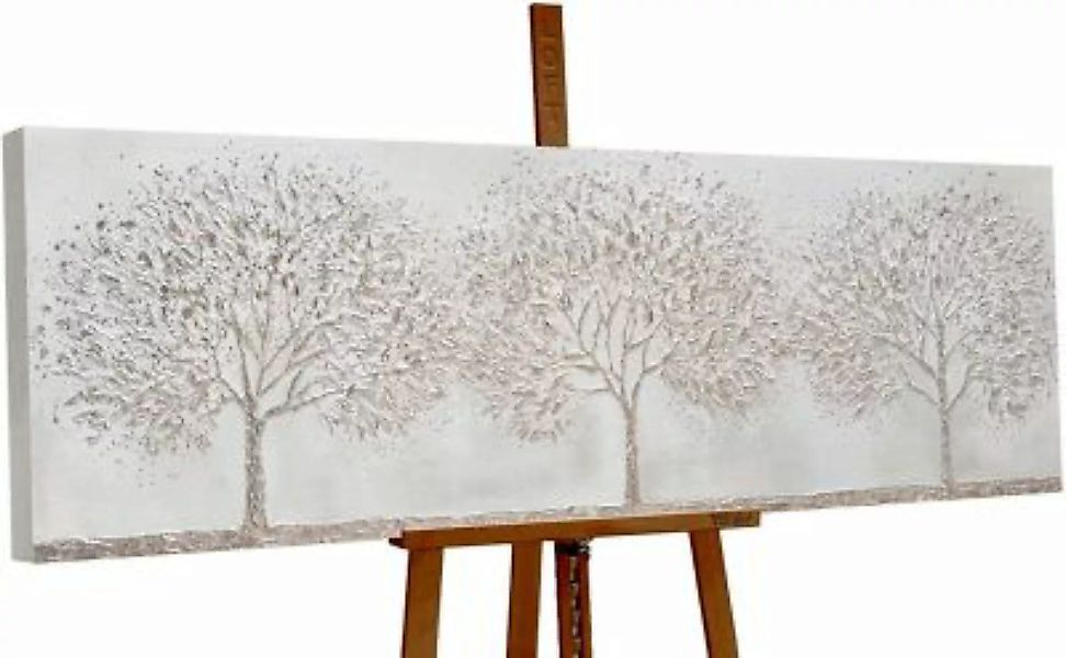 YS-Art™ "Gemälde Acryl  ""Waldkühle"" handgemalt auf Leinwand 150x50 cm" we günstig online kaufen