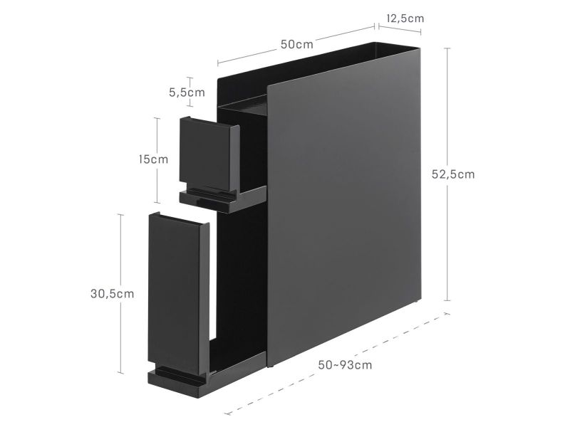 Yamazaki Küchenregal "Tower" Küchenablage 50x52x12cm mit günstig online kaufen