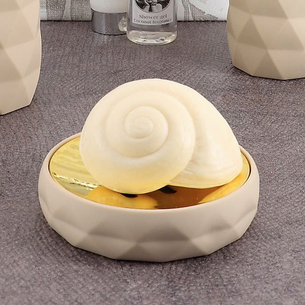 LikeKa Badaccessoire-Set Goldeffekt Seifenspender Toilettenbürste Seifensch günstig online kaufen