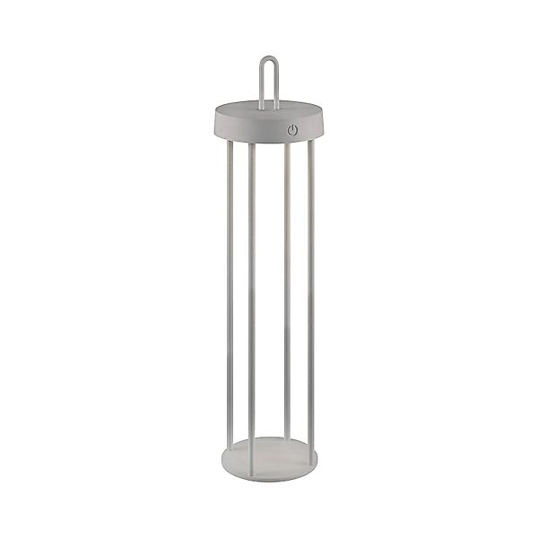 Just Light. LED-Akku-Tischleuchte Anselm Greige 50,4 cm x Ø 12,8 günstig online kaufen