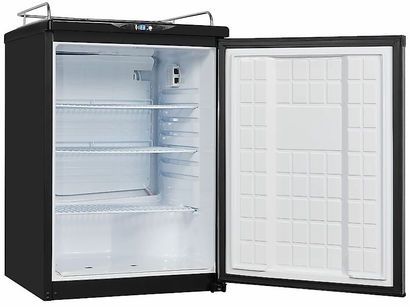 exquisit Getränkekühlschrank "BK160-HE-300G inox" 100 cm hoch 61,5 cm breit günstig online kaufen