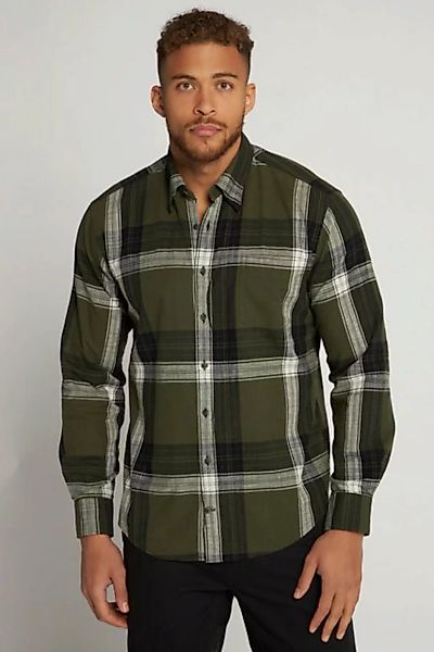 JP1880 Businesshemd Karohemd Langarm verdeckter Buttondown-Kragen günstig online kaufen