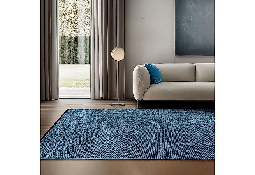 SIMPEX24 Teppich Boho Design, Rechteckig, Höhe: 7 mm, Baumwolle, Waschbarer günstig online kaufen