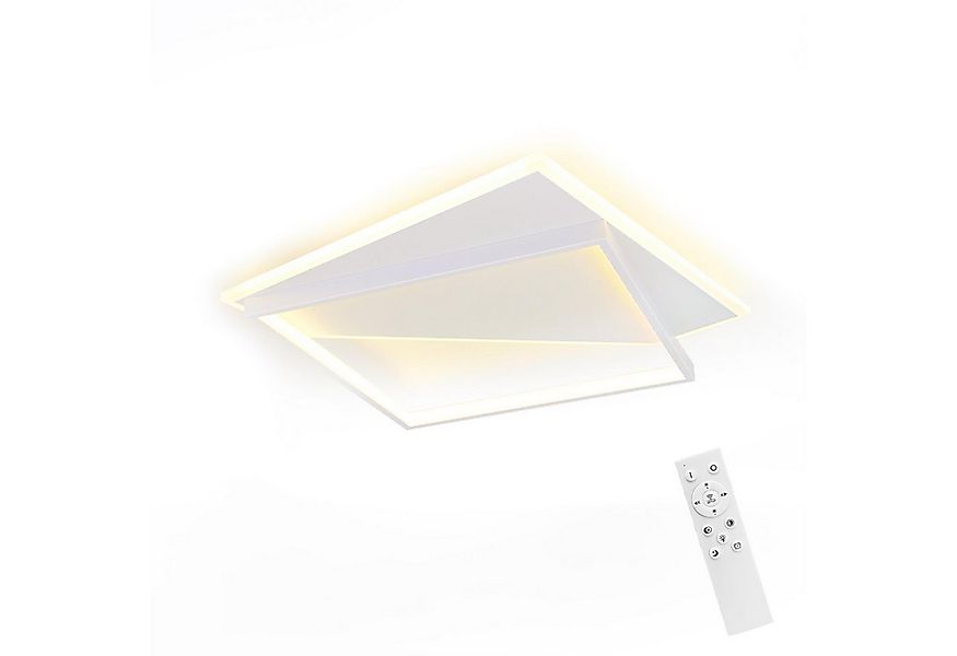 Nettlife LED Deckenleuchte Schwarz Modern 40W Dimmbar mit Fernbedienung Dec günstig online kaufen