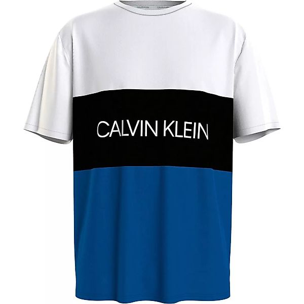 Calvin Klein Underwear Relaxed Crew Colourblock T-shirt XL Bobby Blue günstig online kaufen