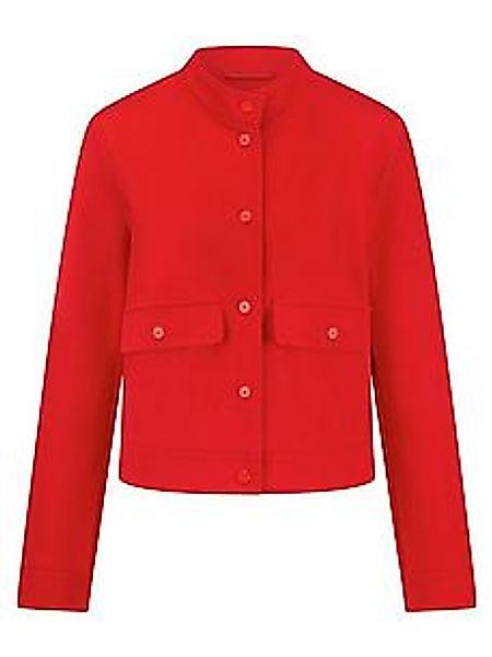 Jersey-Jacke Stehkragen BASLER rot günstig online kaufen