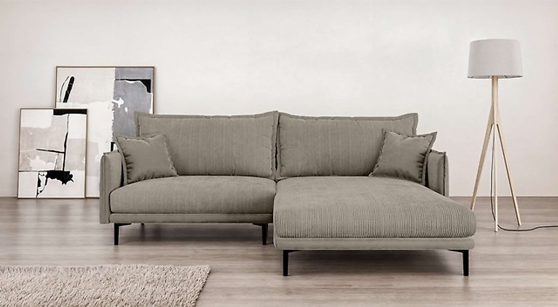 INOSIGN Ecksofa »ALEXANDRIA mit Recamiere rechts oder links bestellbar, mod günstig online kaufen