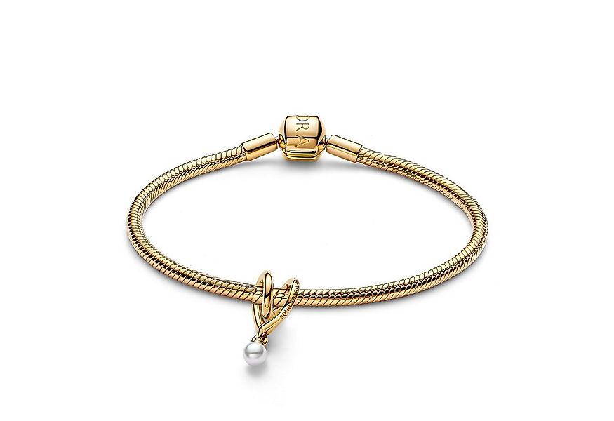 Pandora Charm-Armband Starter-Set DamenGoldfarben Gewickeltes Herz günstig online kaufen
