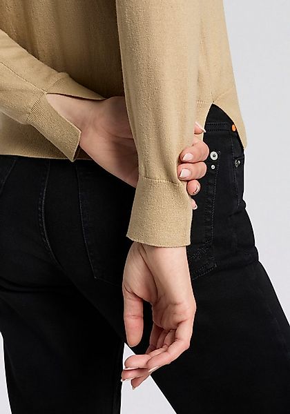 BOSS ORANGE Strickpullover Finguine Premium Damenmode mit Ajour-Dekor, Rund günstig online kaufen