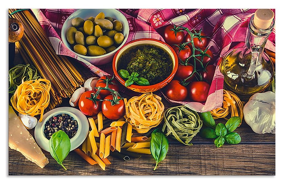 Artland Küchenrückwand »Italienisch mediterrane Lebensmittel«, (1 tlg.), Al günstig online kaufen