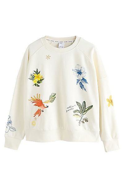 Next Sweater Sweatshirt mit Stickerei (1-tlg) günstig online kaufen