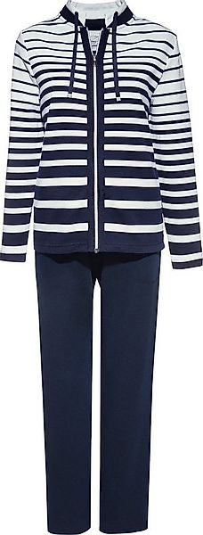 Hajo Freizeitanzug Damen-Freizeitanzug, Interlock-Jersey Streifen günstig online kaufen