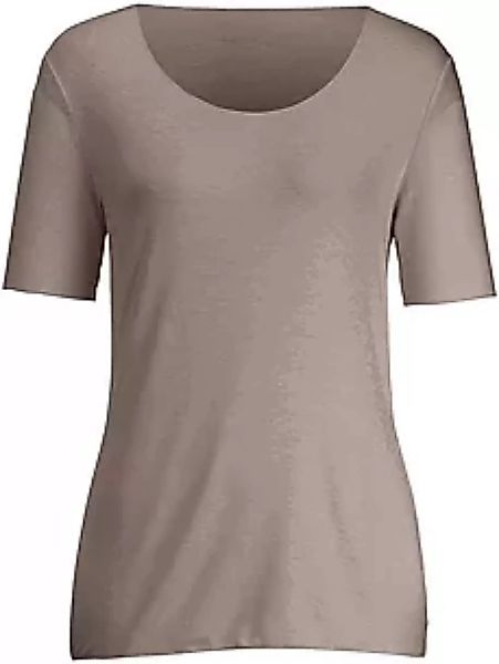 Rundhals-Shirt langem 1/2-Arm Peter Hahn beige günstig online kaufen