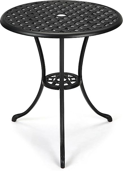 GarveeMore Gartentisch Balkontisch Bistrotisch Outdoor Aluminium günstig online kaufen