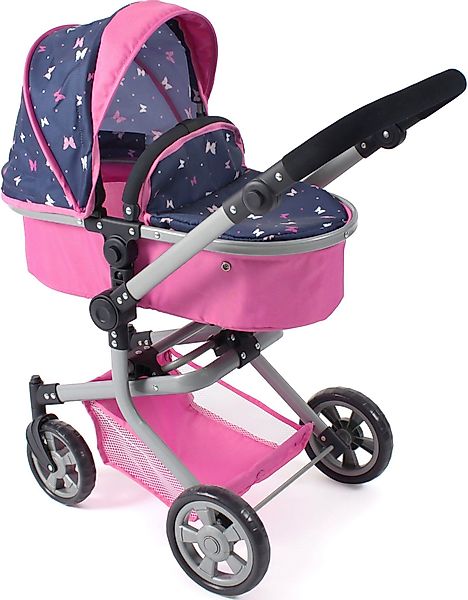 CHIC2000 Kombi-Puppenwagen Mika, Butterfly, rosa günstig online kaufen