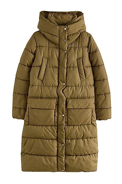 Next Langmantel Wasserdichter, wattierter Mantel mit Kapuze (1-tlg) günstig online kaufen