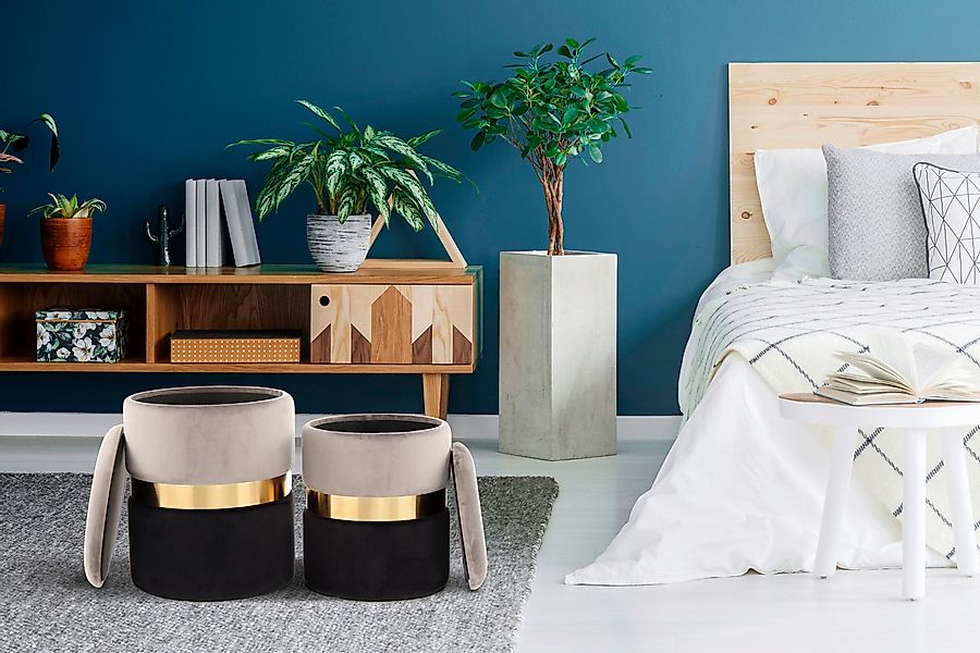 Kayoom Stauraumhocker Hocker Zora 125 2er-Set, günstig online kaufen
