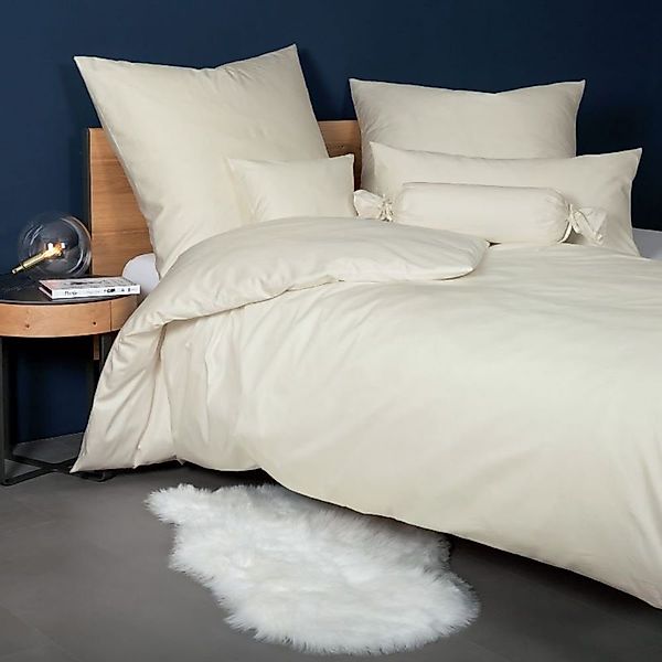 Janine Bettwäsche "Colors 31001" 3 Stk. tlg. feinfädige uni Bettwäsche für günstig online kaufen