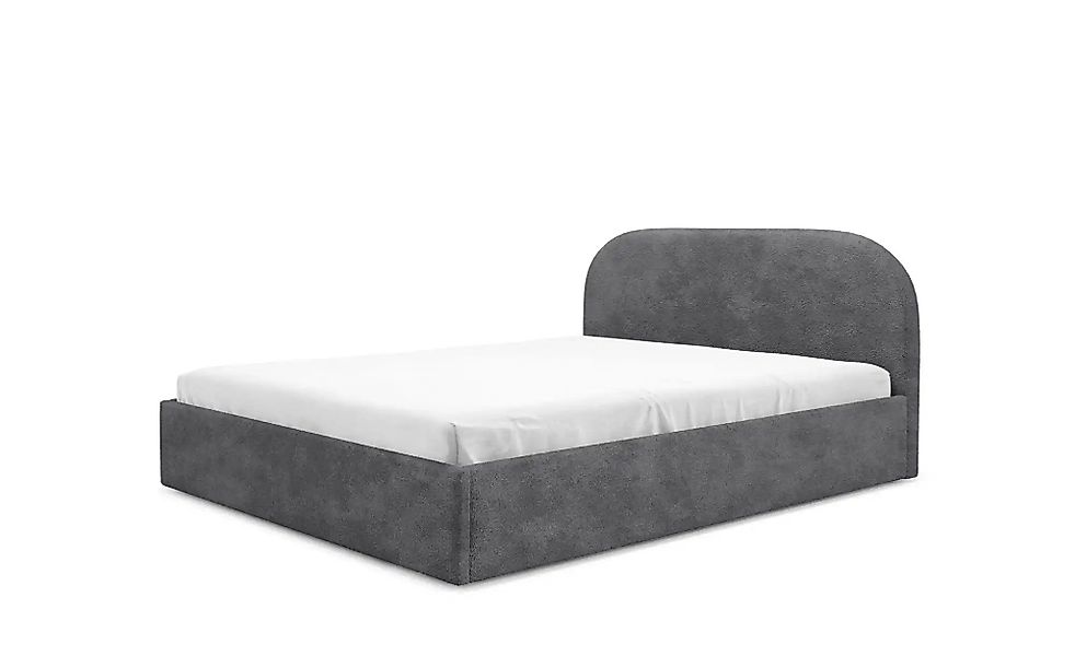 Polsterbett mit Bettkasten Luna ¦ grau ¦ Maße (cm): B: 200 H: 90 Betten > P günstig online kaufen