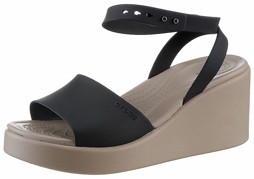 Crocs Keilsandalette "Brooklyn Ankle Strap Wedge", Plateausandale, Sandale günstig online kaufen