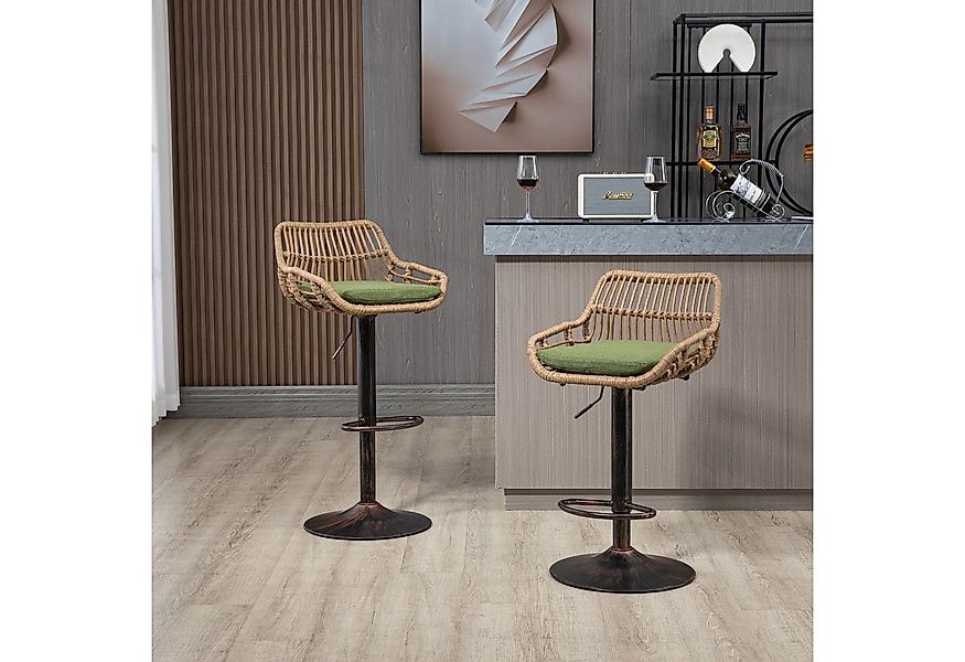 Celya Barhocker (2st),Barstühle 360°Drehbar Küchenstühle Sitzhöhe 65cm-85cm günstig online kaufen