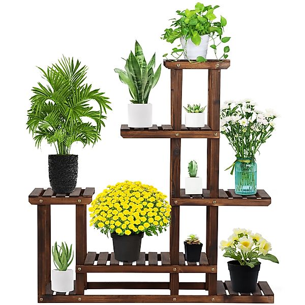 Yaheetech Blumenständer, Blumentreppe Pflanzenregal günstig online kaufen