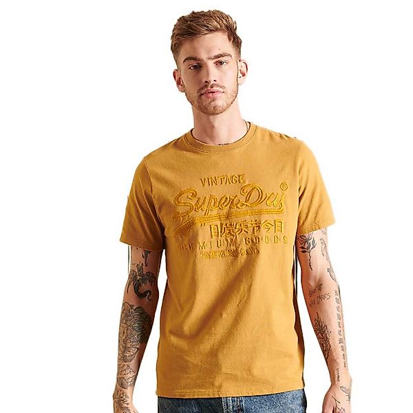 Superdry Vintage Logo Tonal Kurzarm T-shirt XL Mustard günstig online kaufen
