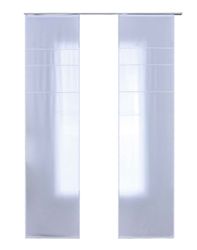 Gardinenbox Schiebegardine (2 St), Paneelwagen, halbtransparent, günstig online kaufen
