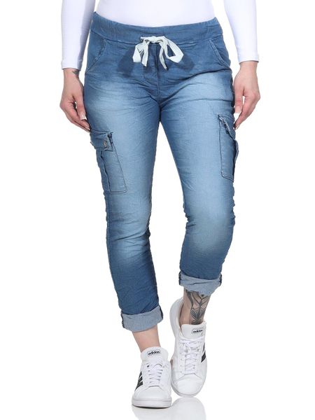 CLEO STYLE Jogginghose Damen Jogginghose Jeans günstig online kaufen