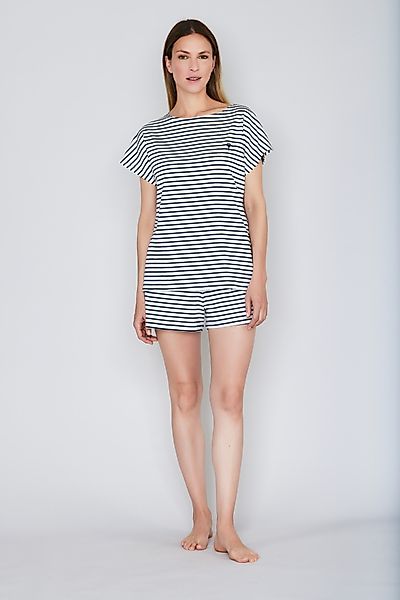 JOOP! T-Shirt Cosy U-Boot-Ausschnitt, extrakurze Ärmel günstig online kaufen