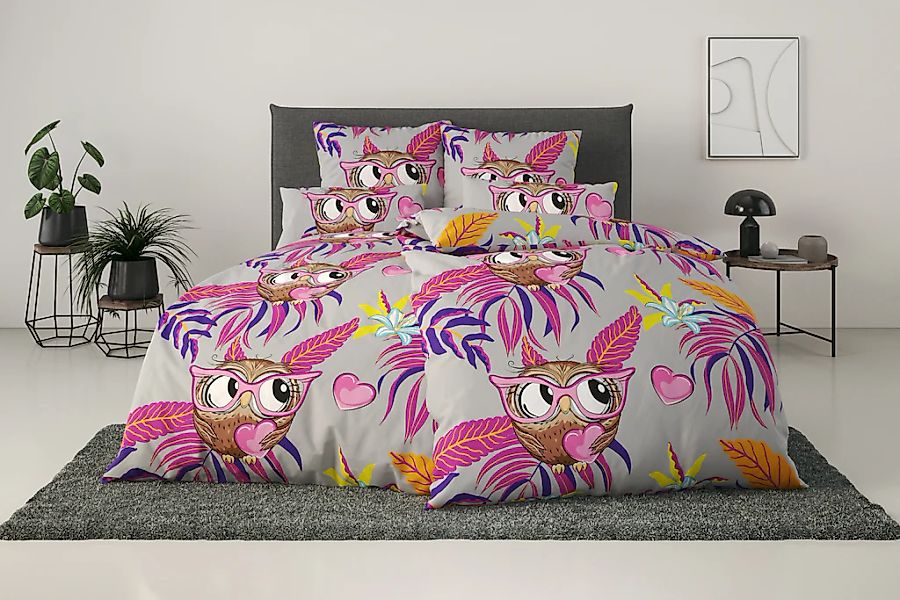 OTTO home Bettwäsche "Physalis" 2 Stk. tlg. in Gr. 135x200 oder 155x220 cm, günstig online kaufen