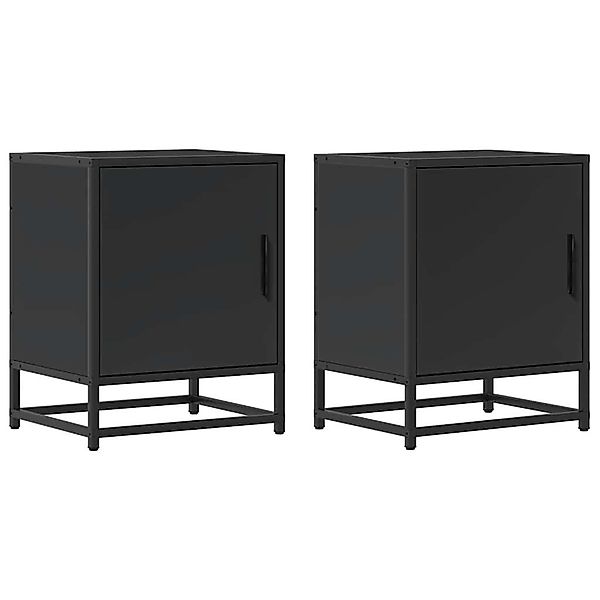 vidaXL Nachttisch Nachttisch Schwarz 40x31x50 cm günstig online kaufen