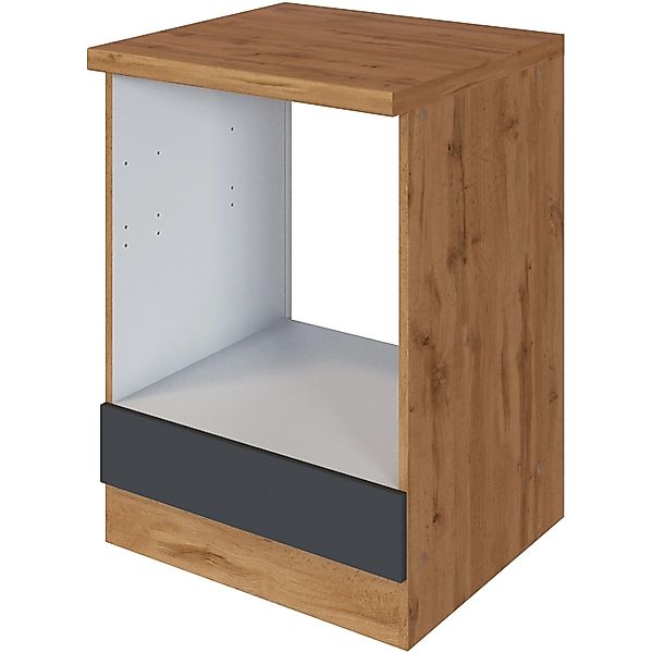 Held Möbel Küchen-Herdumbau Sorrento 60x85x60cm Nische f. Ofen WotanEiche-G günstig online kaufen