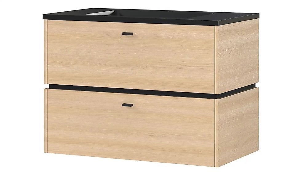 Waschtischkombination  Möhnesee ¦ holzfarben ¦ Maße (cm): B: 81 H: 61 T: 47 günstig online kaufen