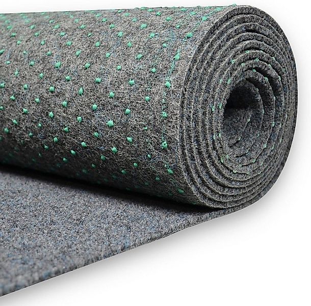 MDEKOR Kunstrasen Rasenteppich outdoor Meterware Höhe 6,5mm, 50x100cm Grau günstig online kaufen