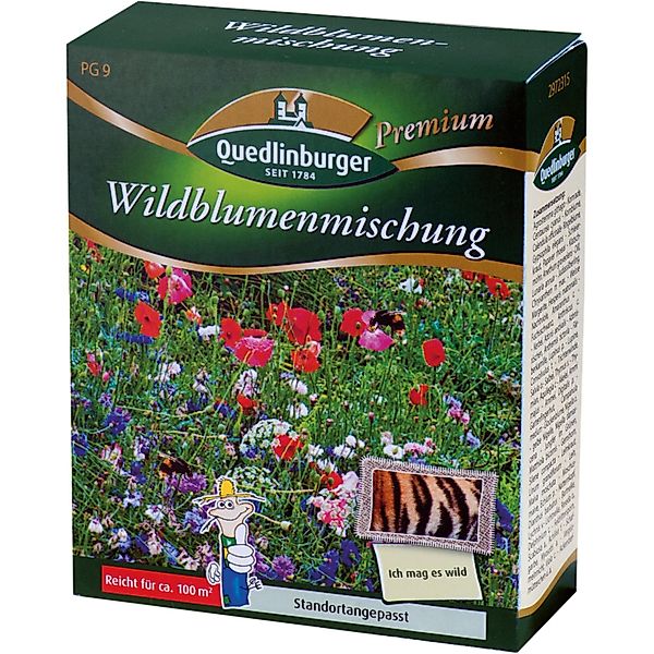 Quedlinburger Saatgut Wildblumenmischung 100g Faltschachtel günstig online kaufen