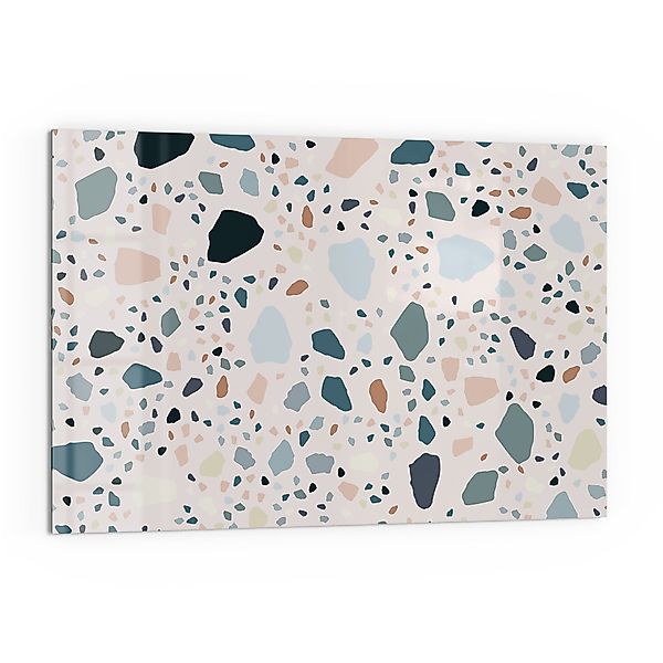 DEQORI Küchenrückwand 'Moderne Terrazzo', Glas Spritzschutz günstig online kaufen