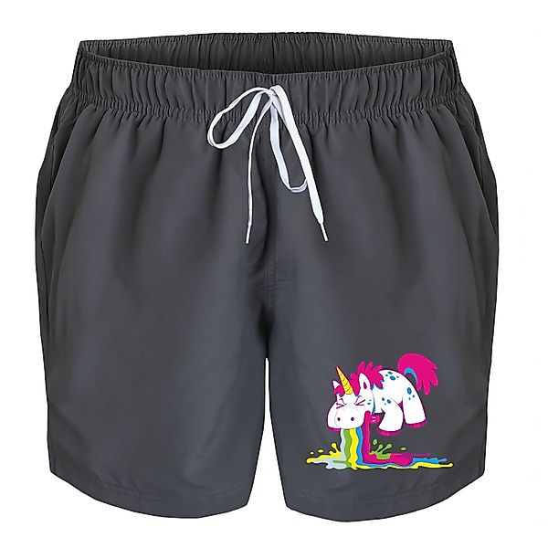 deinshirt Badehose Badehose Kotzendes Einhorn Integrierter günstig online kaufen