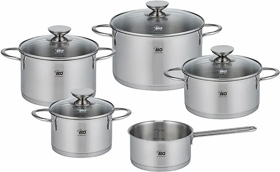 Elo Topf-Set »Galant« Edelstahl 18/10 Set, Bratentopf Ø 20 cm, Fleischtopf günstig online kaufen