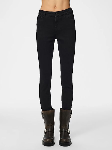 pieces Skinny-fit-Jeans "PCDANA MW SKINNY JEANS BL102 NOOS BC" günstig online kaufen