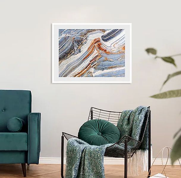 queence Bild »Fatima«, Abstrakt, Marmor, gerahmt, Abstrakt günstig online kaufen