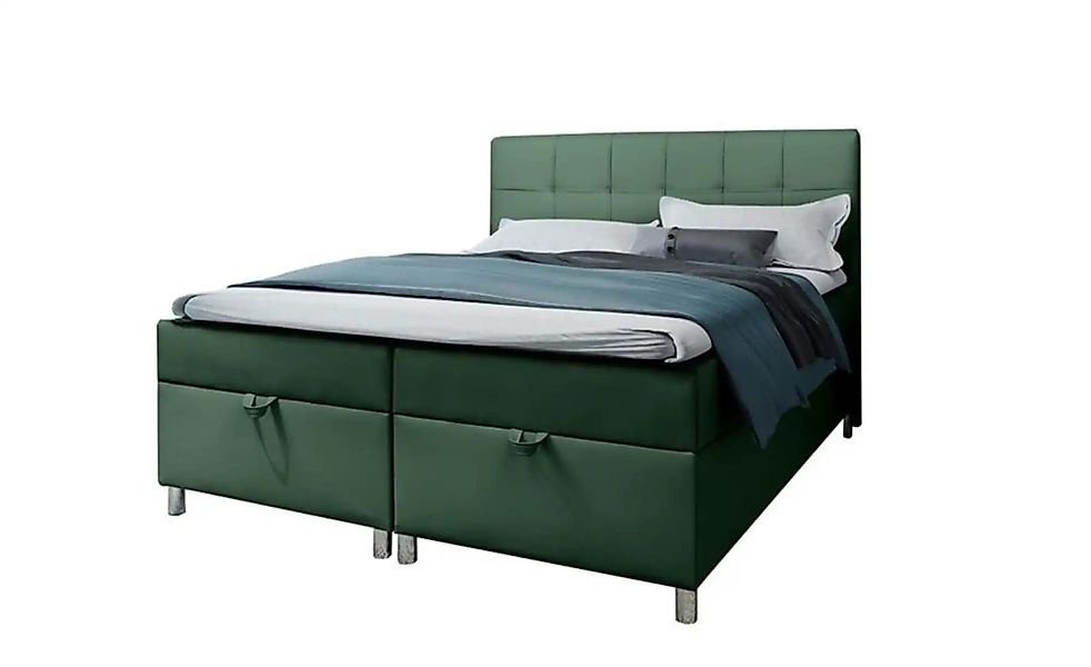 Boxbett mit Bettkasten Malabo ¦ grün ¦ Maße (cm): B: 180 H: 110 Betten > Ko günstig online kaufen