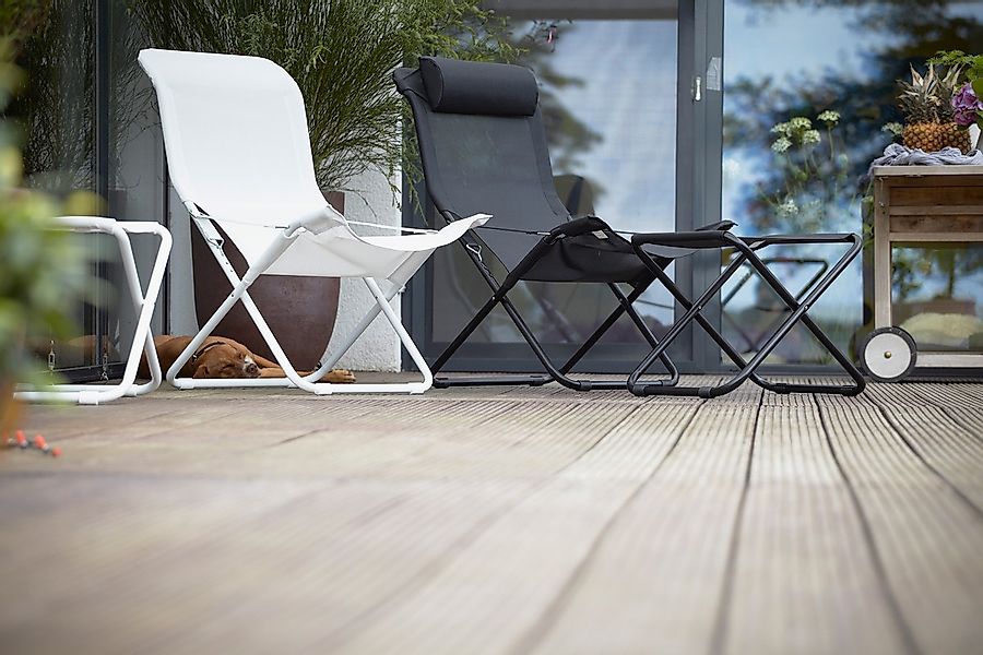 Outdoor Sonnensessel Fiam Fiesta limited edition Schwarz günstig online kaufen