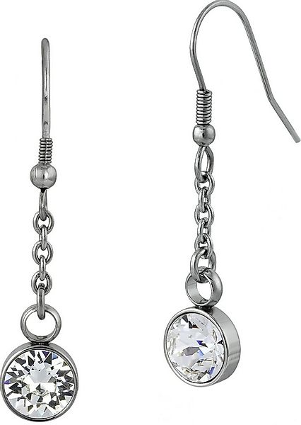 Amello Paar Ohrhänger Amello Ohrringe Edelstahl Ohrhänger rund (Ohrhänger), günstig online kaufen